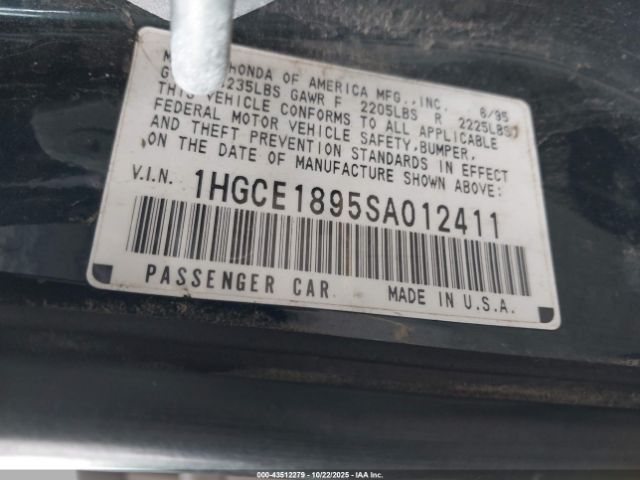 1995 HONDA ACCORD 1HGCE1895SA012411 Photo 8