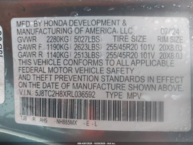 2024 ACURA RDX 5J8TC2H8XRL036592 Photo 8