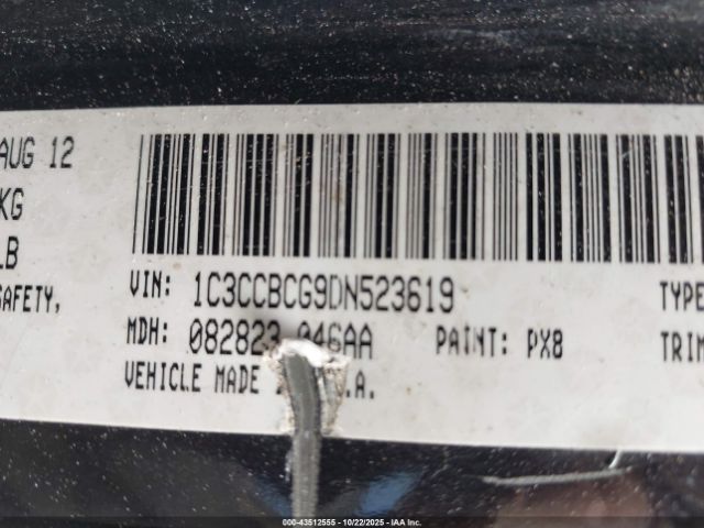 2013 CHRYSLER 200 1C3CCBCG9DN523619 Photo 8