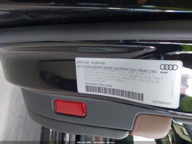2019 AUDI A4 WAUGMAF47KN010854 Photo 8