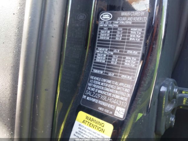 2020 LAND ROVER RANGE ROVER EVOQUE SALZJ2FX9LH044310 Photo 8