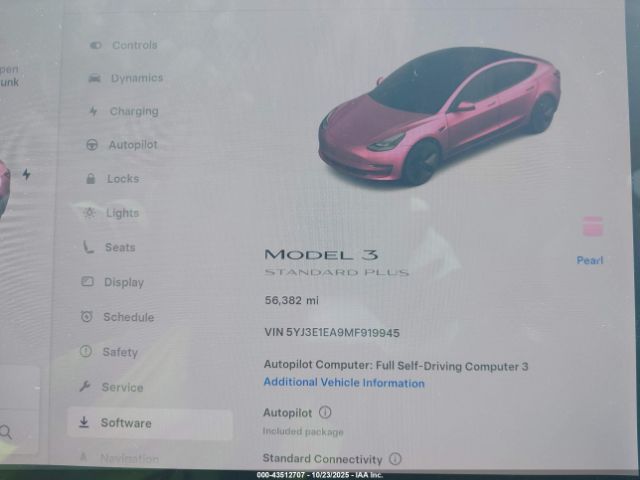 2021 TESLA MODEL 3 5YJ3E1EA9MF919945 Photo 6