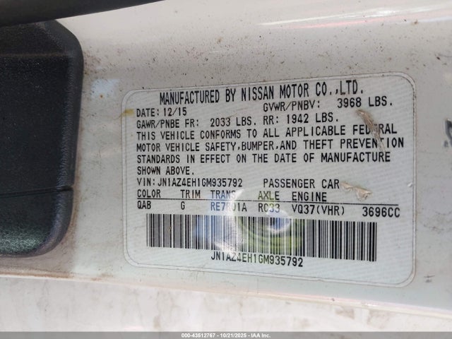 2016 NISSAN 370Z JN1AZ4EH1GM935792 Photo 8