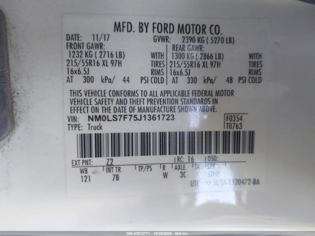 2018 FORD TRANSIT CONNECT NM0LS7F75J1361723 Photo 8