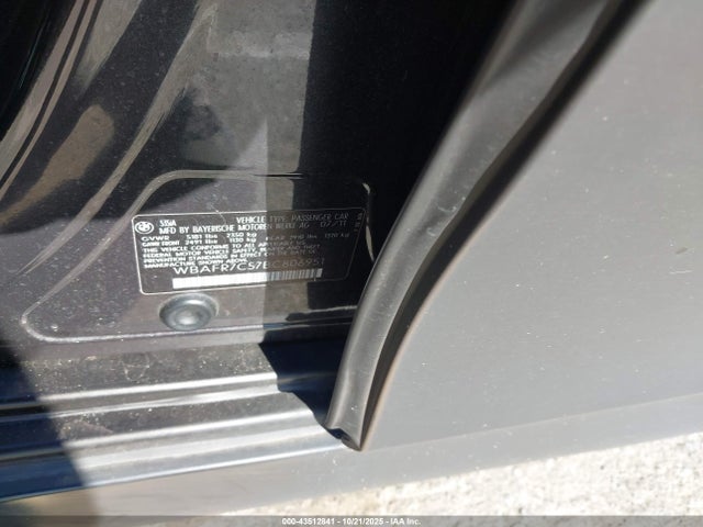 43512841 :رقم المزاد ، WBAFR7C57BC806951 vin ، 2011 Bmw 535i مزاد بيع