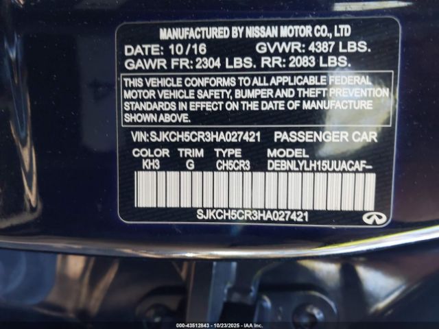 2017 INFINITI QX30 SJKCH5CR3HA027421 Photo 8