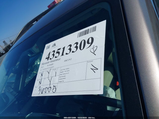 Aukcja sprzedaży 2022 Subaru Ascent Limited, vin: 4S4WMAPD7N3456026, numer aukcji: 43513309