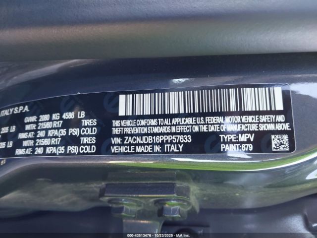 2023 JEEP RENEGADE ZACNJDB16PPP57633 Photo 8
