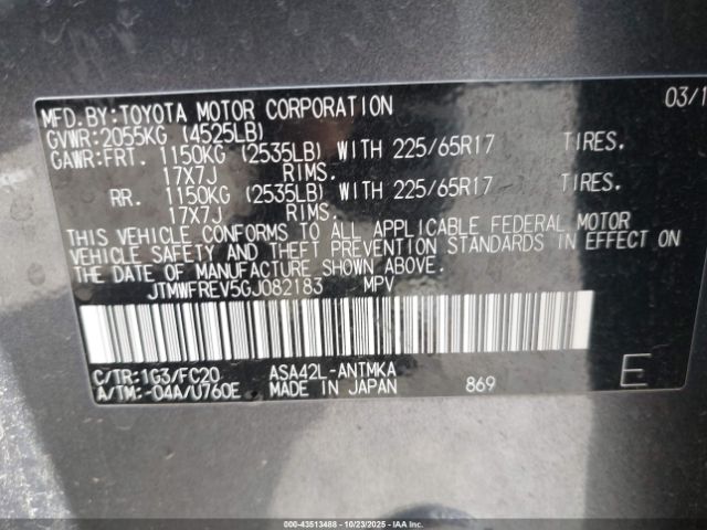 2016 TOYOTA RAV4 JTMWFREV5GJ082183 Photo 8