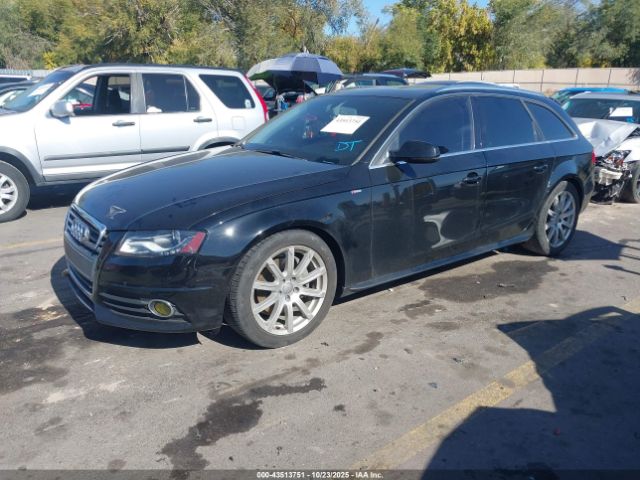 2012 AUDI A4 WAUWFAFL5CA037153 Photo 1