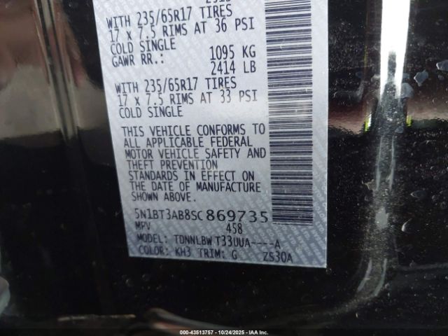 2025 NISSAN ROGUE 5N1BT3AB8SC869735 Photo 8