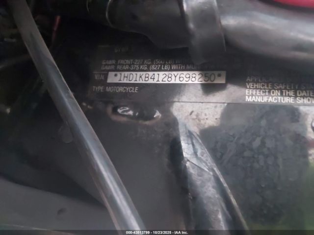 2008 HARLEY-DAVIDSON FLHX 1HD1KB4128Y698250 Photo 9