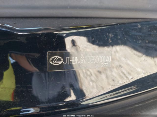 2005 LEXUS LS 430 JTHBN36F355000140 Photo 8