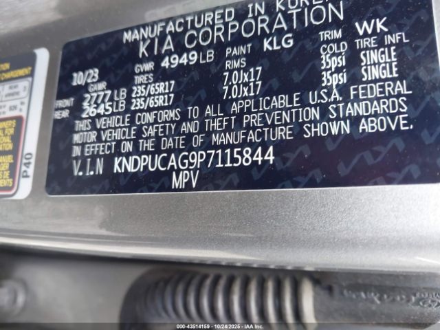 2023 KIA SPORTAGE HYBRID KNDPUCAG9P7115844 Photo 8