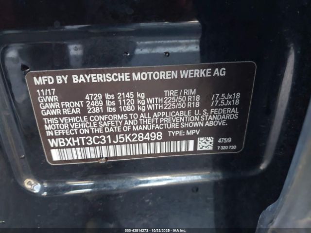 2018 BMW X1 WBXHT3C31J5K28498 Photo 8