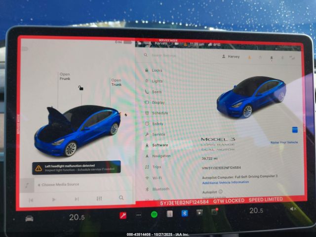 2022 TESLA MODEL 3 5YJ3E1EB2NF124584 Photo 6