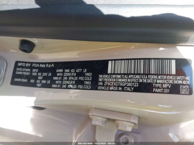 2016 FIAT 500X ZFBCFXDT9GP360123 Photo 8