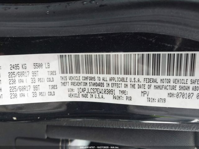 2014 JEEP CHEROKEE 1C4PJLCS7EW103091 Photo 8