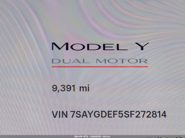 2025 TESLA MODEL Y 7SAYGDEF5SF272814 Photo 6