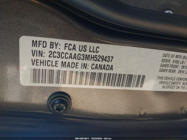 2021 CHRYSLER 300 2C3CCAAG3MH529437 Photo 8