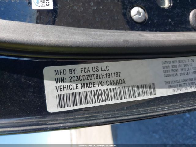 2020 DODGE CHALLENGER 2C3CDZBT8LH191197 Photo 8