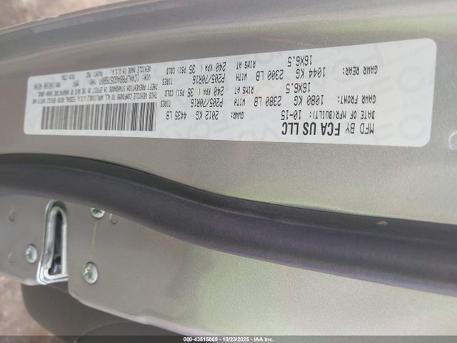 Auction sale of the 2016 Jeep Patriot Sport, vin: 1C4NJPBB4GD576607, lot number: 43515069