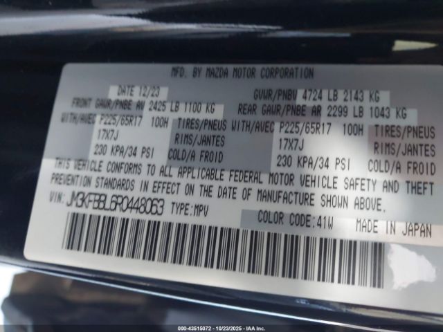 2024 MAZDA CX-5 JM3KFBBL6R0448063 Photo 8