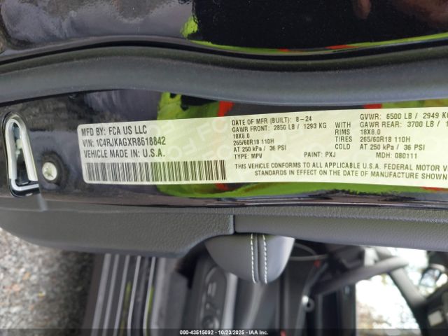 2024 JEEP GRAND CHEROKEE L 1C4RJKAGXR8618842 Photo 8