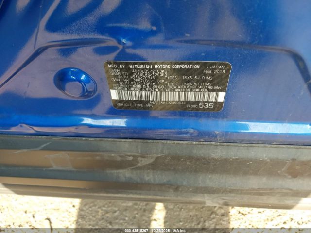 2018 MITSUBISHI ECLIPSE CROSS JA4AS3AA3JZ050633 Photo 8