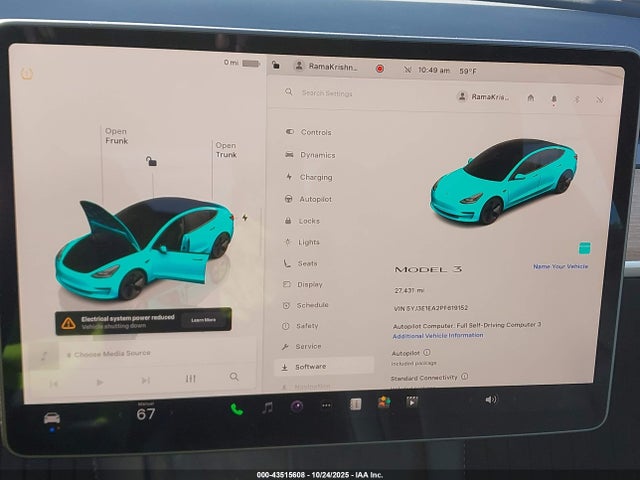 2023 TESLA MODEL 3 5YJ3E1EA2PF619152 Photo 6