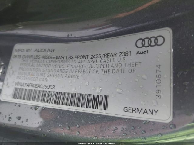 2014 AUDI A5 WAULFAFR0EA025003 Photo 8