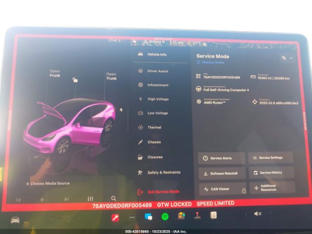 2024 TESLA MODEL Y 7SAYGDED0RF005489 Photo 6