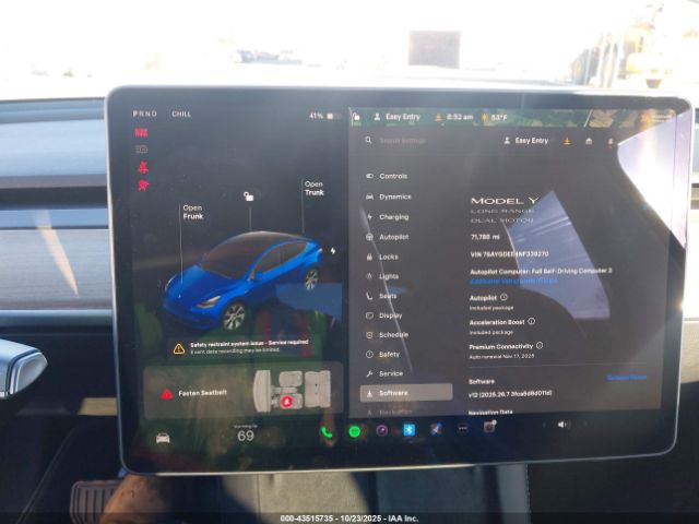 2022 TESLA MODEL Y 7SAYGDEE4NF339270 Photo 6