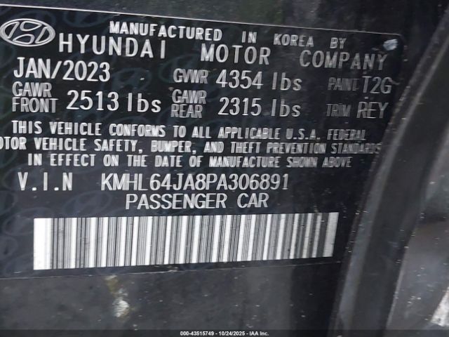 2023 HYUNDAI SONATA KMHL64JA8PA306891 Photo 8