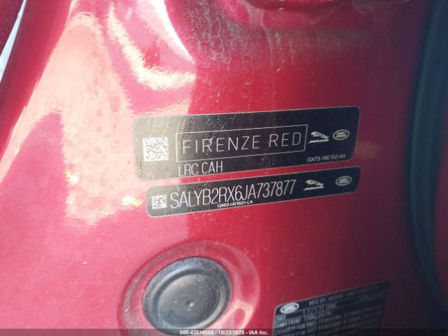 2018 LAND ROVER RANGE ROVER VELAR SALYB2RX6JA737877 Photo 8