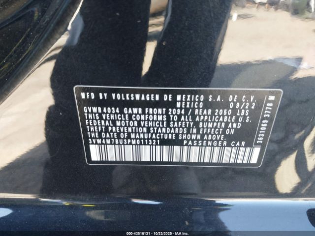 2023 VOLKSWAGEN JETTA 3VW4M7BU3PM011321 Photo 8