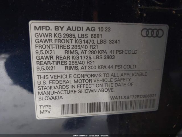 2024 AUDI Q7 WA1LXBF72RD006021 Photo 8