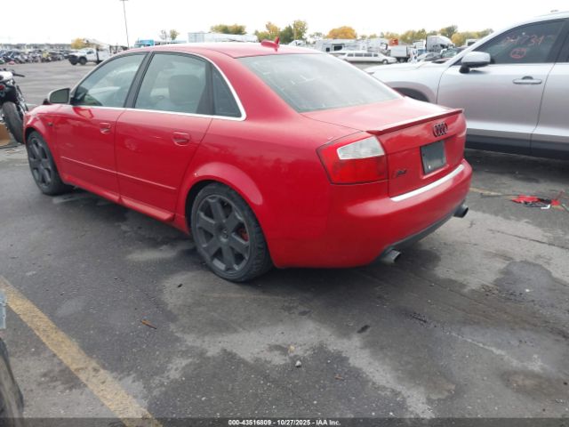 2005 AUDI S4 WAUPL68E65A055818 Photo 2