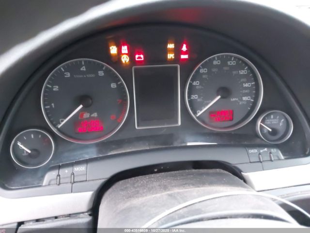 2005 AUDI S4 WAUPL68E65A055818 Photo 6