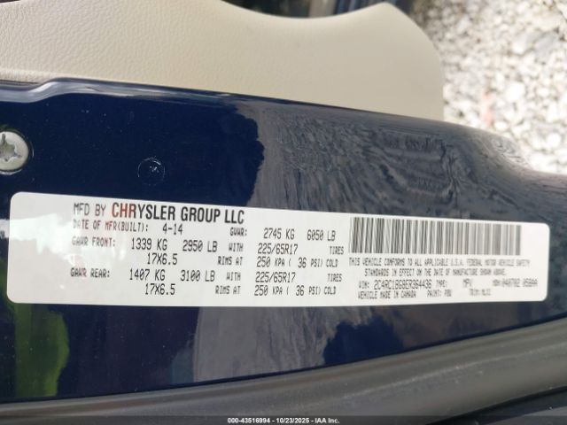 2014 CHRYSLER TOWN & COUNTRY 2C4RC1BG8ER364436 Photo 8