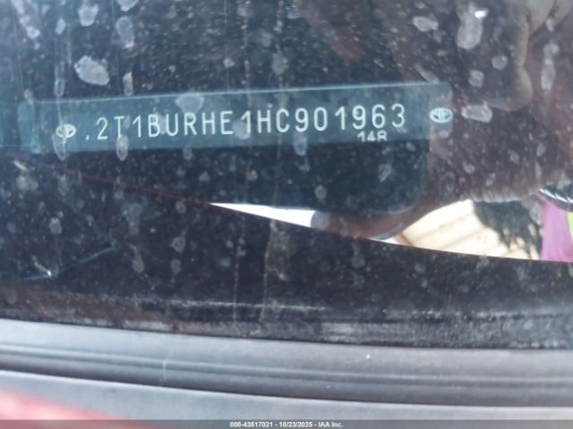 2017 TOYOTA COROLLA 2T1BURHE1HC901963 Photo 8