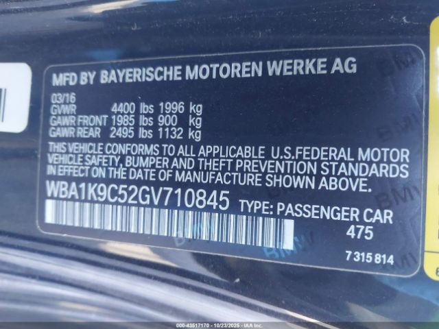 2016 BMW 228I WBA1K9C52GV710845 Photo 8