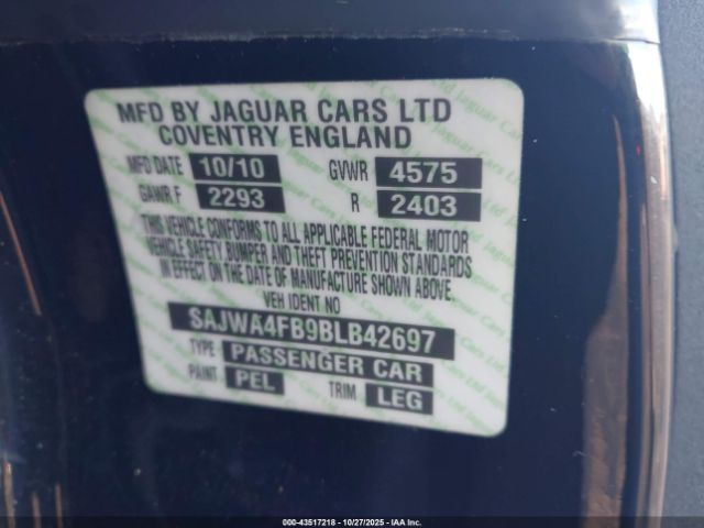 2011 JAGUAR XK SAJWA4FB9BLB42697 Photo 8