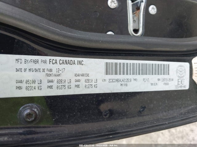 2C3CCABG4JH212518 Chrysler 300 S