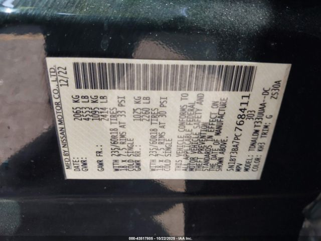 2023 NISSAN ROGUE 5N1BT3BA7PC768411 Photo 8