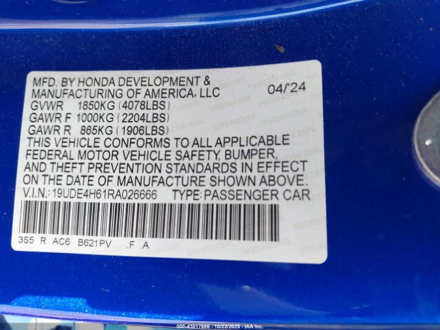 2024 ACURA INTEGRA 19UDE4H61RA026666 Photo 8