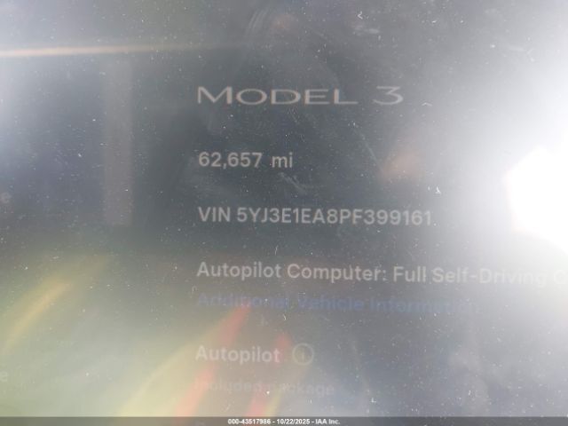 2023 TESLA MODEL 3 5YJ3E1EA8PF399161 Photo 6