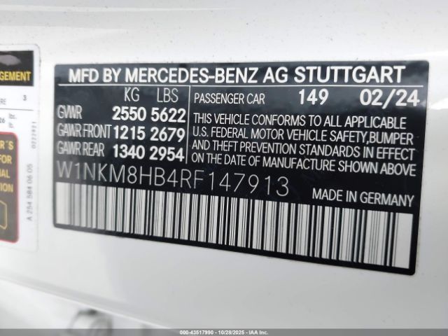 2024 MERCEDES-BENZ AMG GLC 43 W1NKM8HB4RF147913 Photo 8
