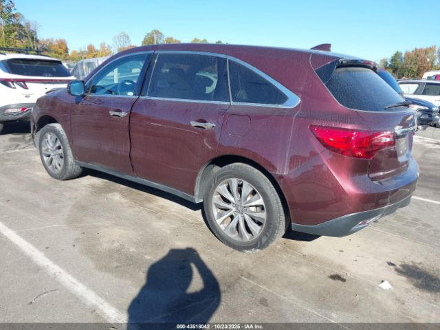 2016 ACURA MDX 5FRYD3H43GB011892 Photo 2