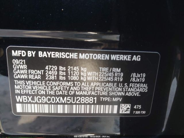 2021 BMW X1 WBXJG9C0XM5U28881 Photo 8